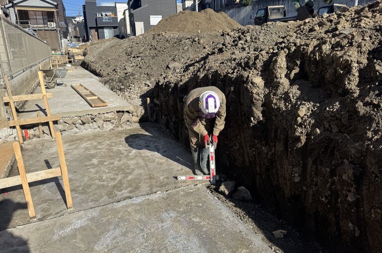 型枠ブロック積み工事