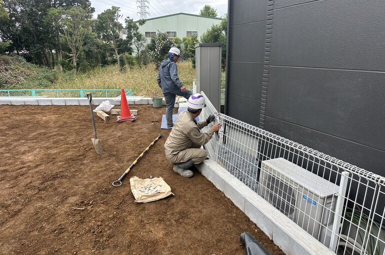 埋設物撤去工事