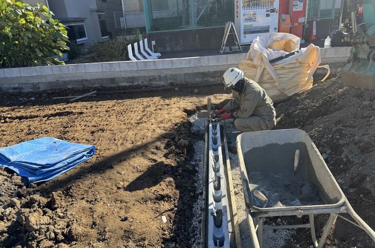 ブロック積み工事