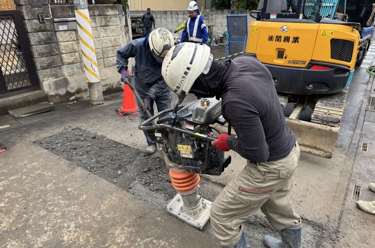 既設下水最終桝設置工事