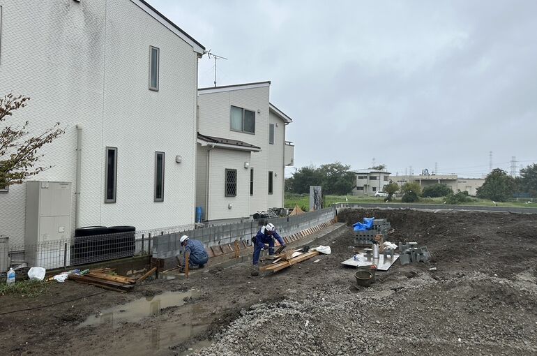 型枠ブロックハンチ枠組み工事