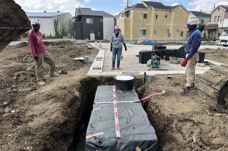 給水取り出し工事