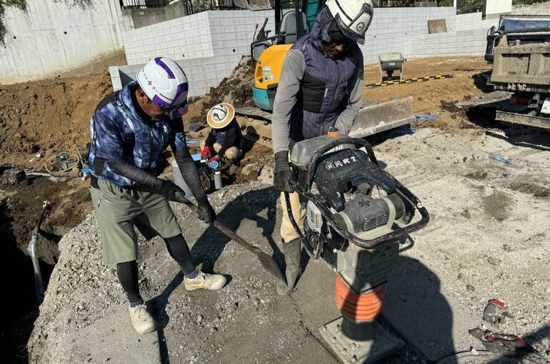 給排水取り出し工事