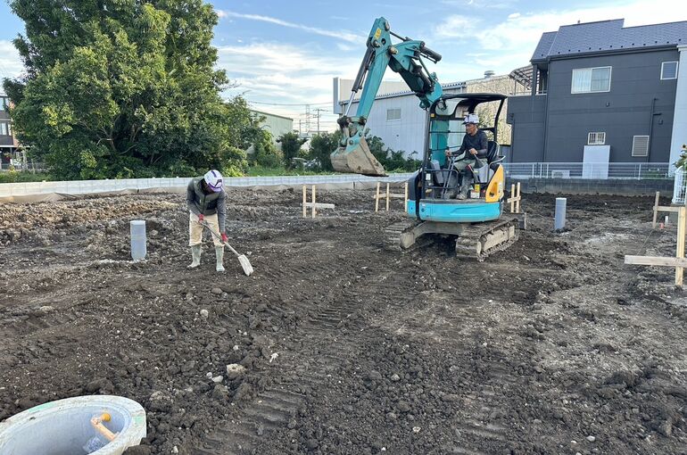 間仕切りブロック積み工事