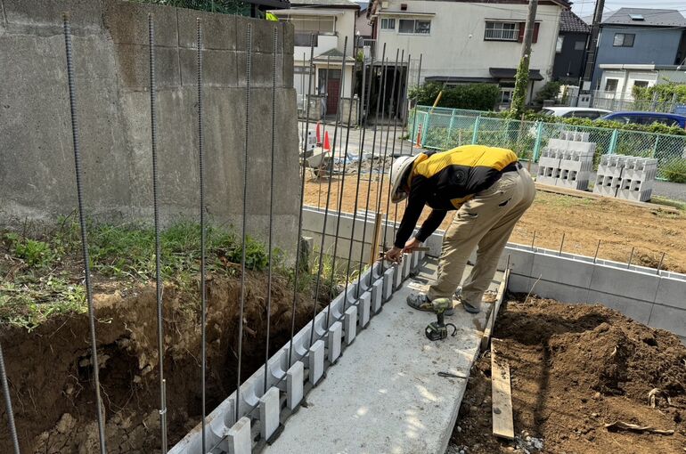 生コン打設工事