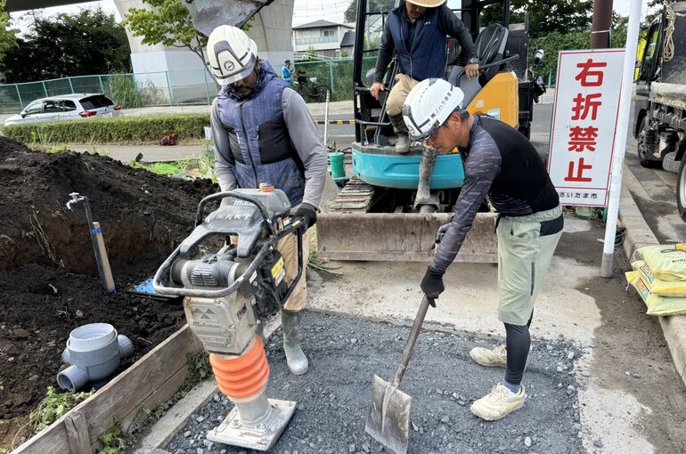 生コン打設工事