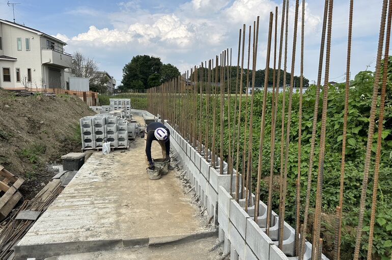 ハンチ枠組み工事