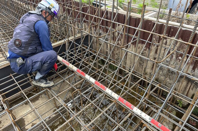 擁壁耐圧高さ出し工事