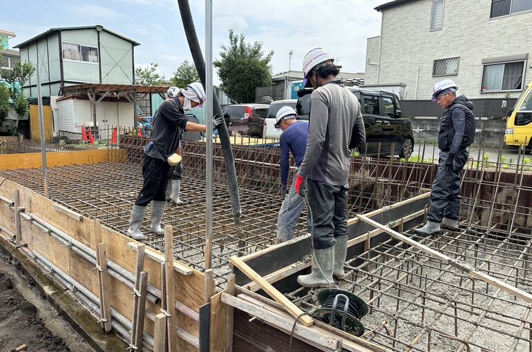 ブロック積み工事