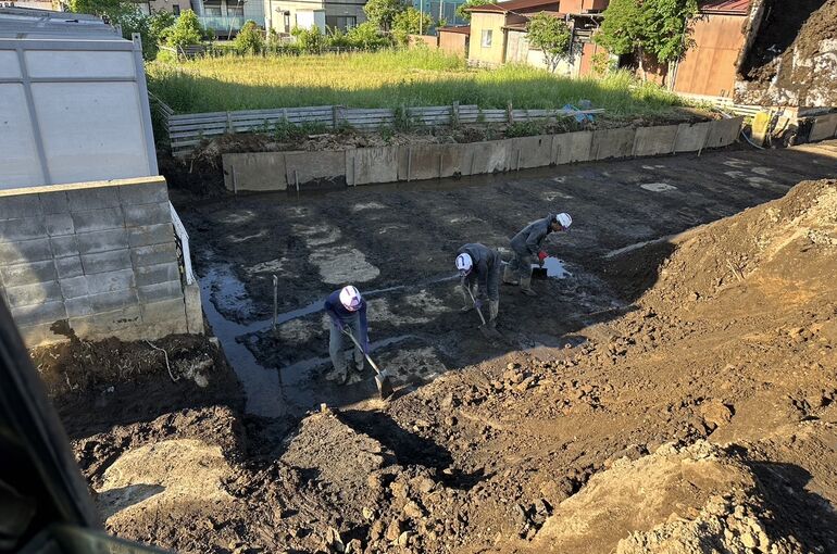 既設給水撤去工事