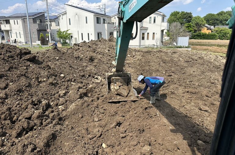 型枠ブロック掘削工事