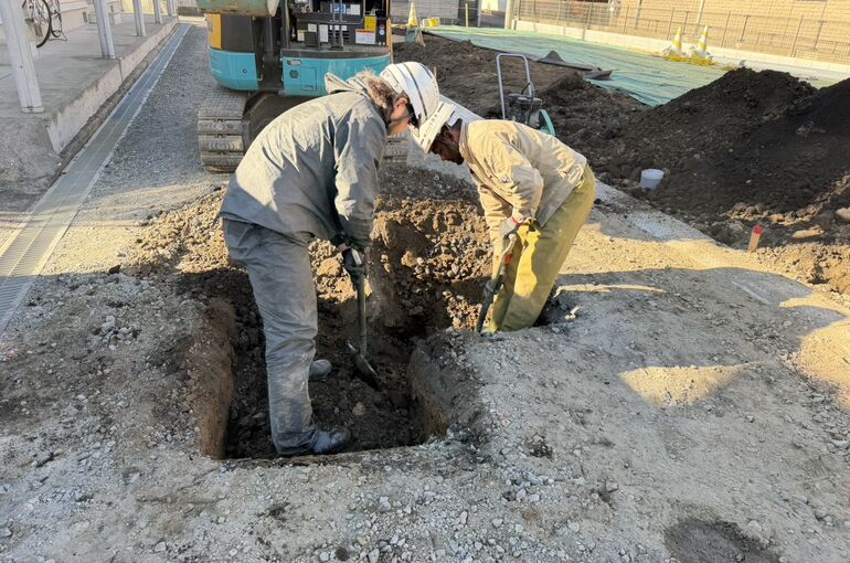 新設下水取り出し工事