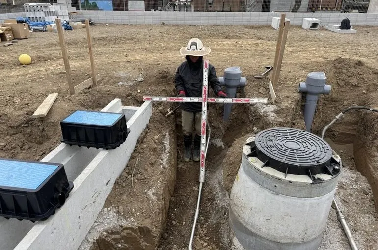 位置指定道路内給水配管工事