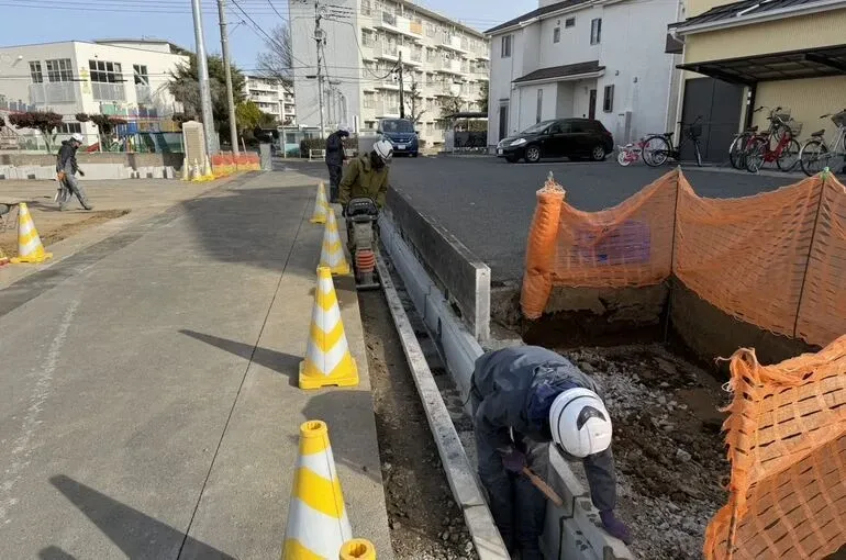 既存排水管接続工事