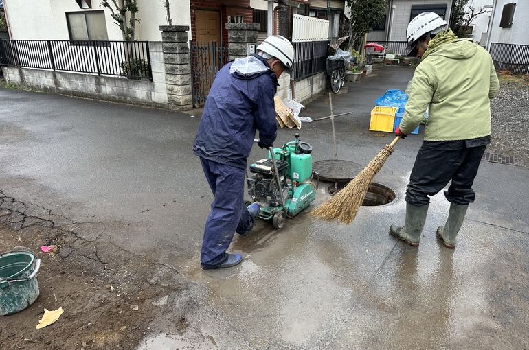 給排水取出し工事