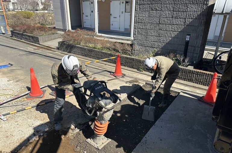 給水取り出し工事