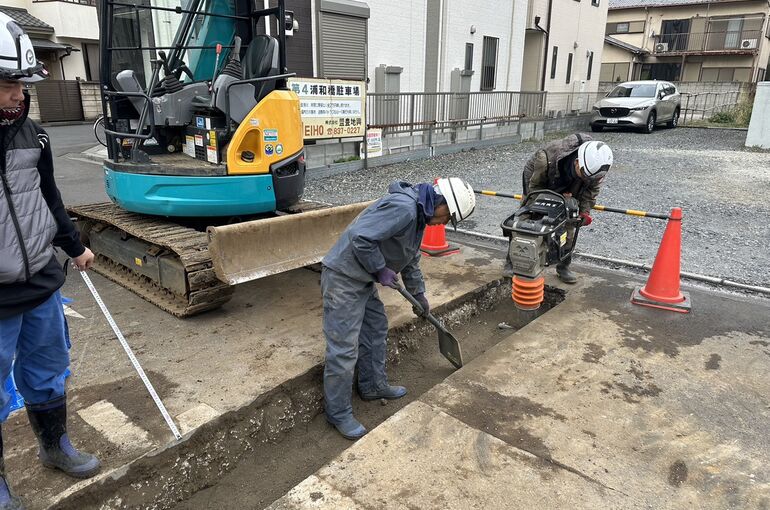 給水取り出し工事