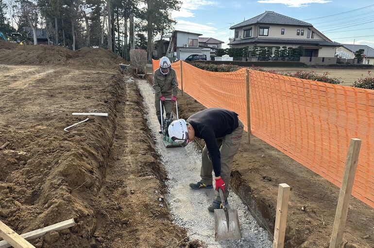 給水本管引き込み工事