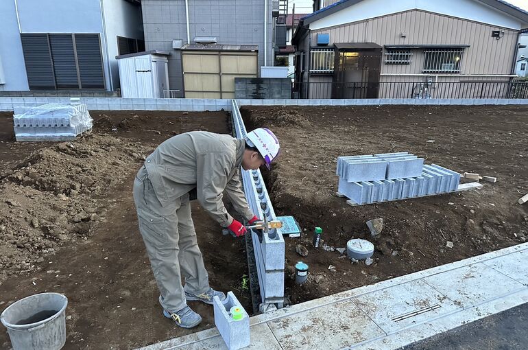 石綿管撤去工事