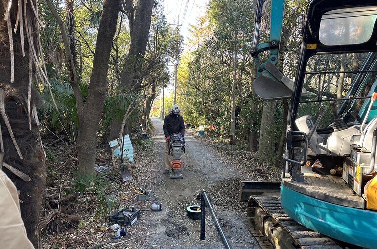 給水本管引き込み工事