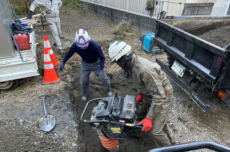間仕切りブロック工事