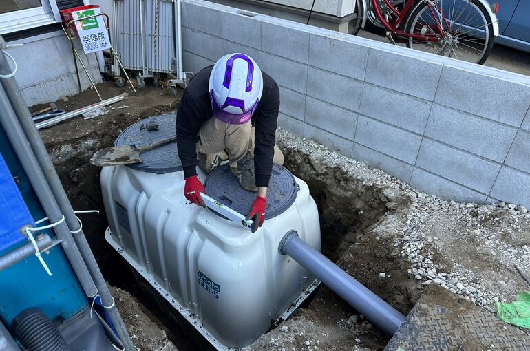 埋設物撤去工事