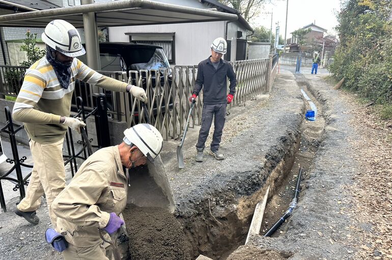給水引き込み工事