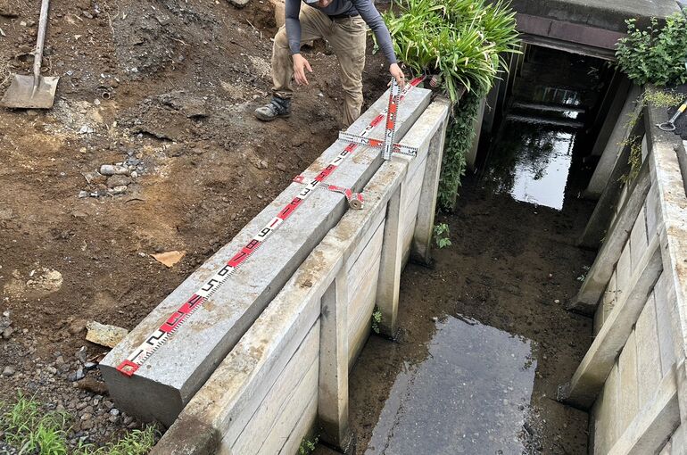 最終桝交換工事