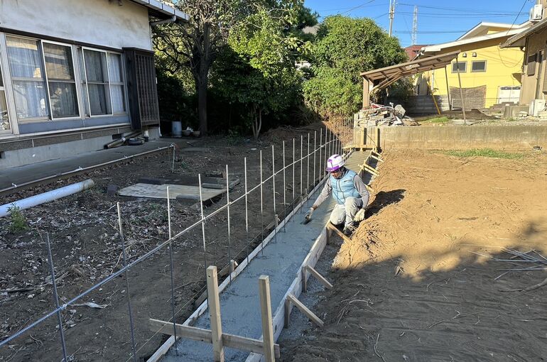 フェンス取り付け