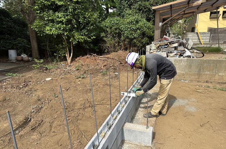 ブロック積み工事