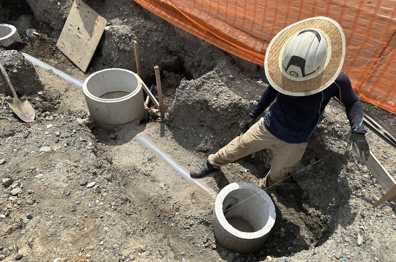 集水桝設置工事