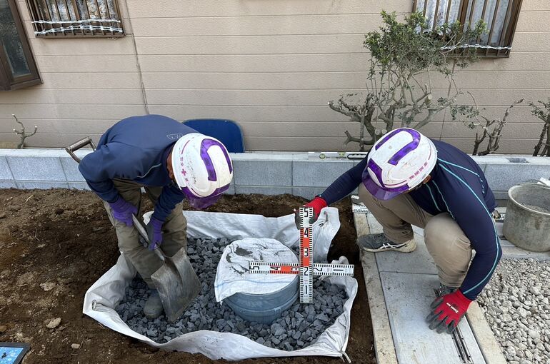 ブロック積み工