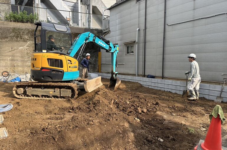 ブロック積み工事