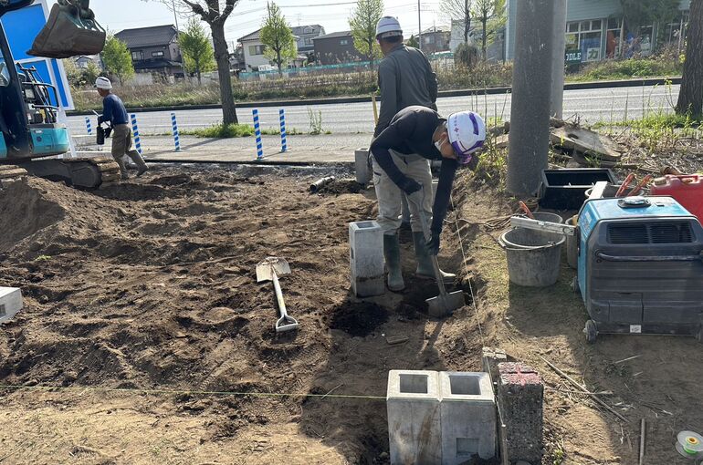 フェス基礎設置