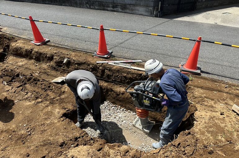 集水枡設置工事