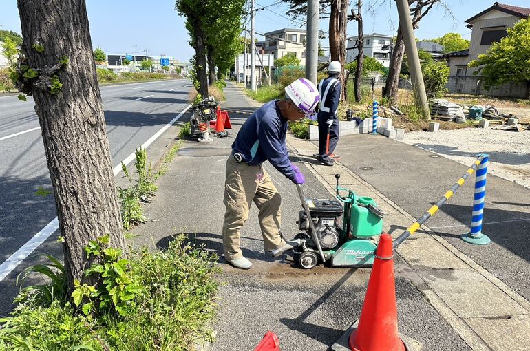 路盤切り下げ工