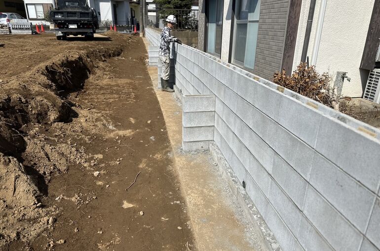 ブロック工事