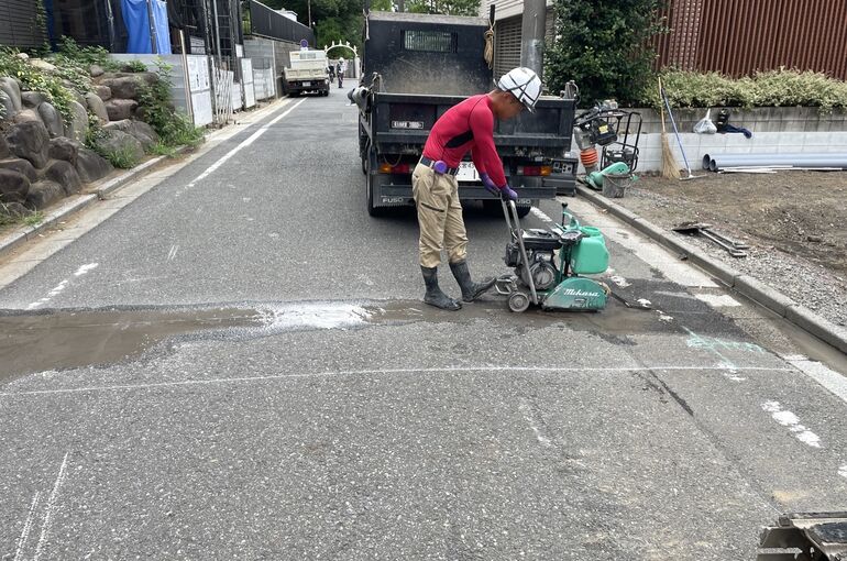 取り出し・ブロック工事