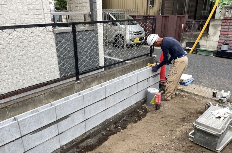 ブロック工事