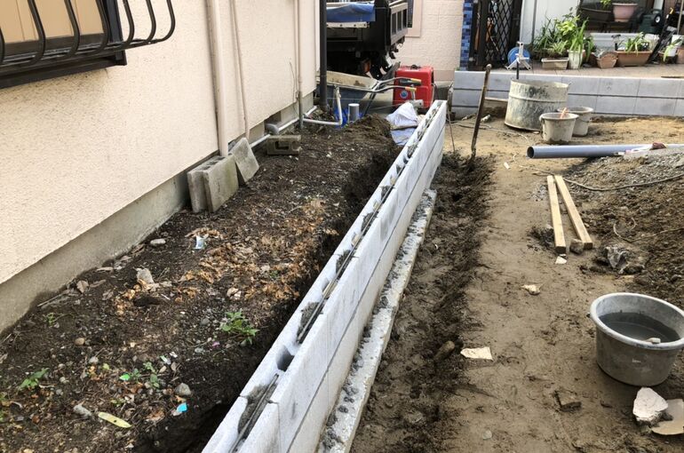 千葉の現場にて