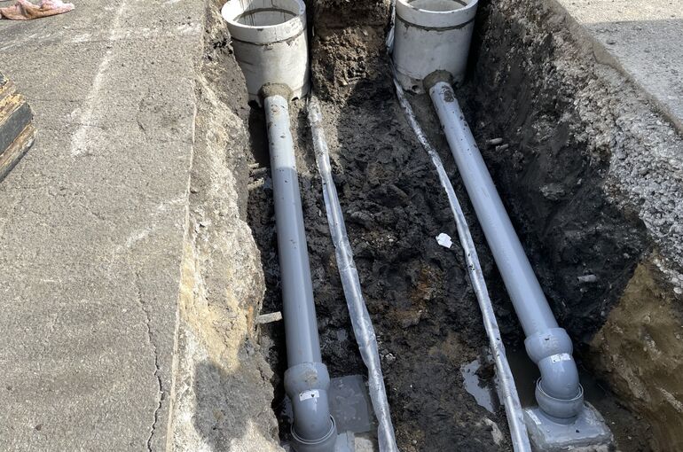 取り出し、ブロック施工