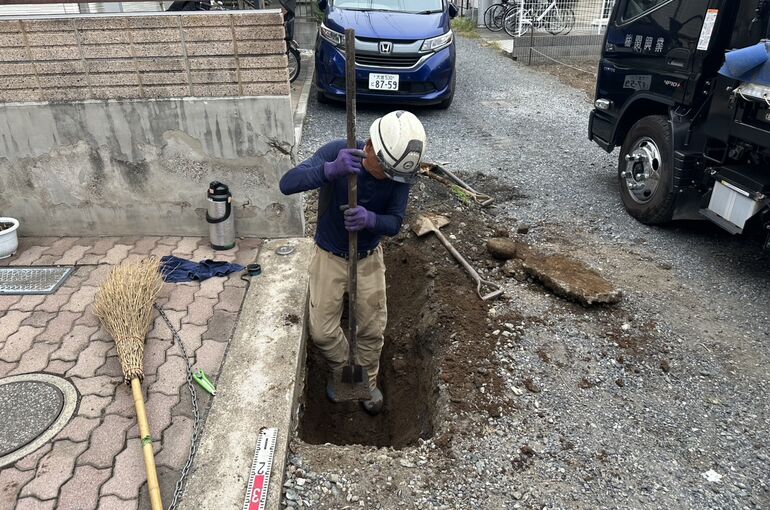 ブロック積み工事