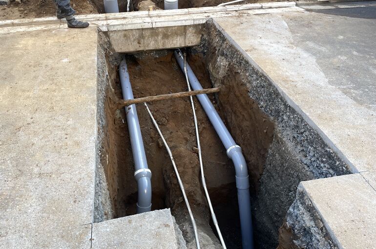 給排水取り出し工事