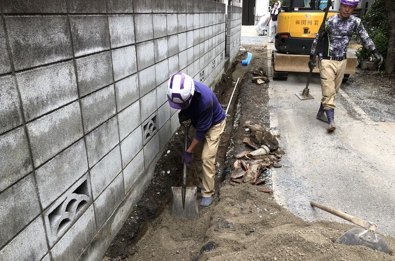 給排水取り出し