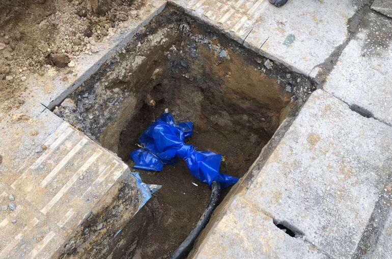 取り出し・ブロック積み工事