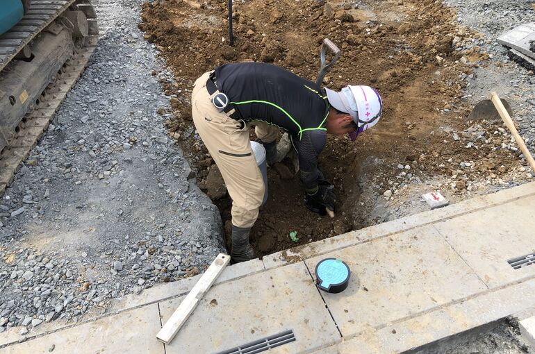 給排水取り出し工事