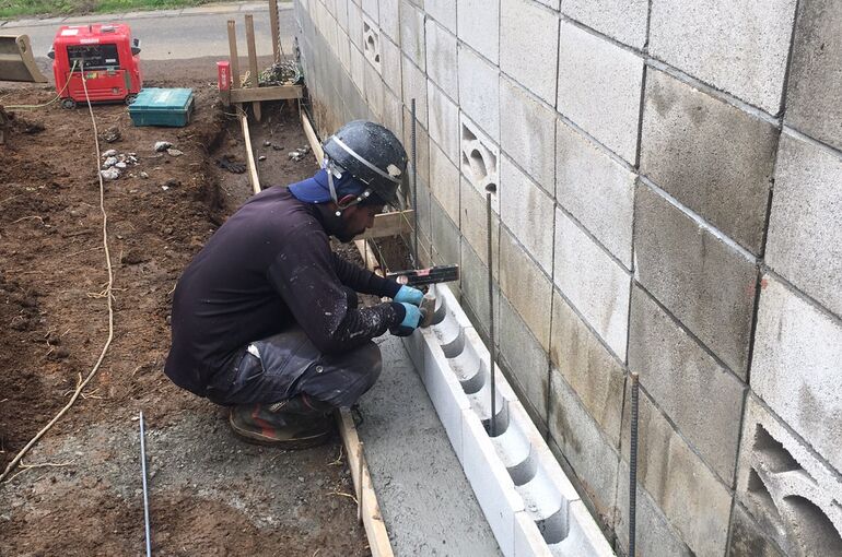 ブロック工事