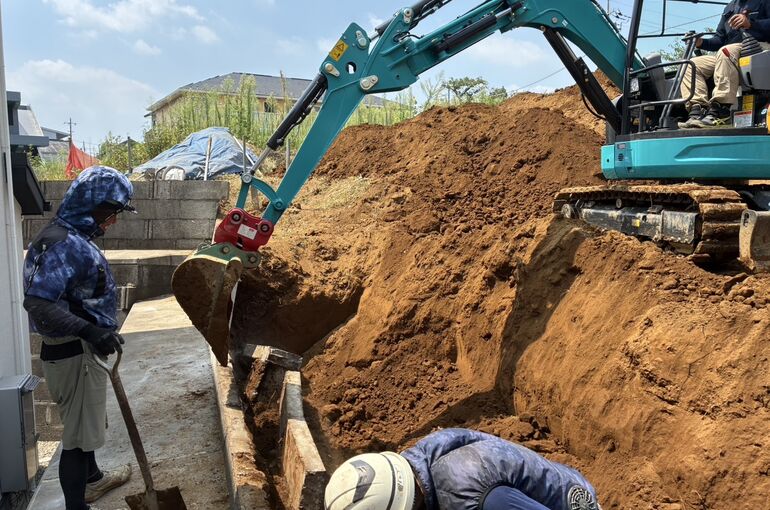 既存検知ブロック撤去