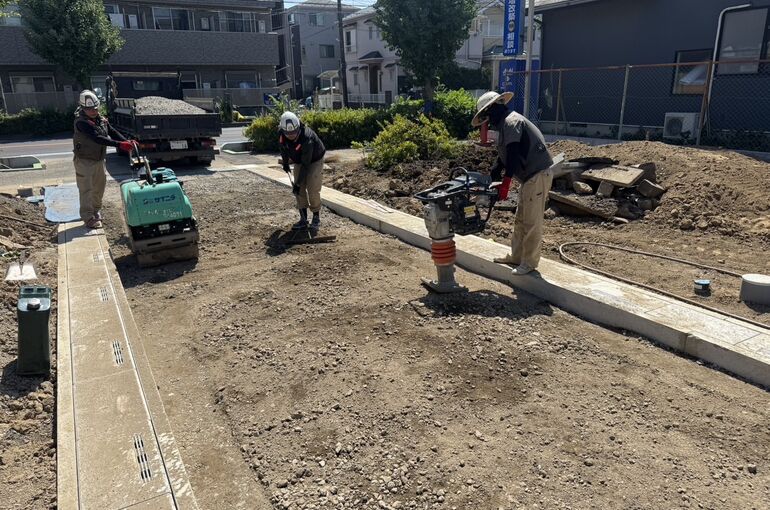 ブロック積み工事