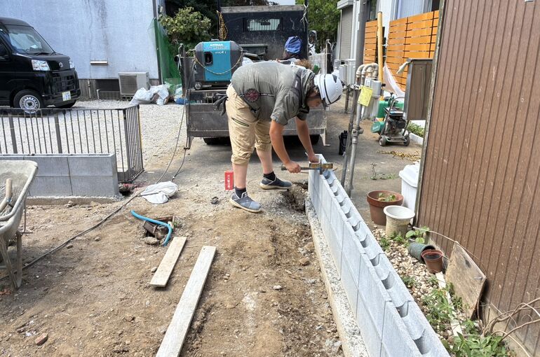 給水引き込みカッター工事